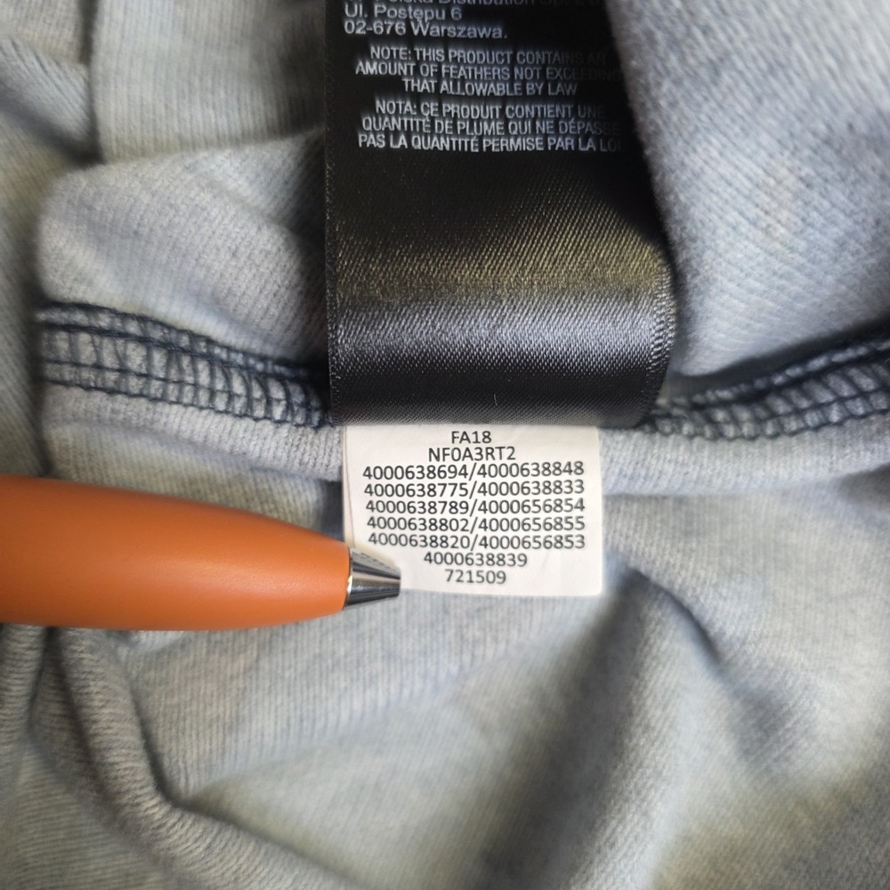 North Face Ventrix Cinder Jacket 1/4 Zip Mens Large Blue Camo Pullover‎ Fleece - Picture 6 of 10